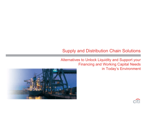 Supply and Distribution Chain Solutions