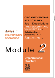 Organizational Structure - Pathfinder International