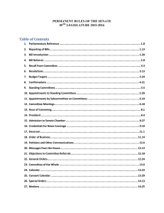 Table of Contents - Minnesota Senate