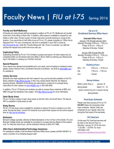 Faculty News | FIU at I