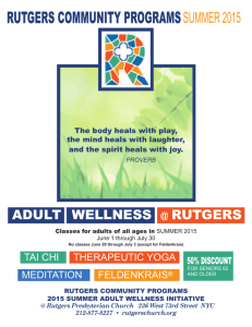 the Adult Wellness Summer 2015 brochure!
