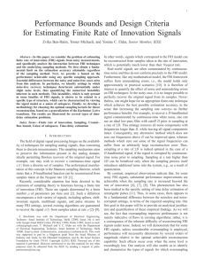 Performance Bounds and Design Criteria for Estimating Finite Rate