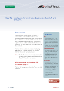 How to Configure Administrative Login using