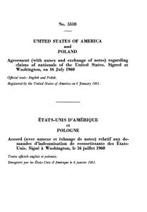No. 5518 UNITED STATES OF AMERICA ÉTATS