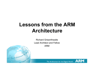 Lessons from the ARM Architecture