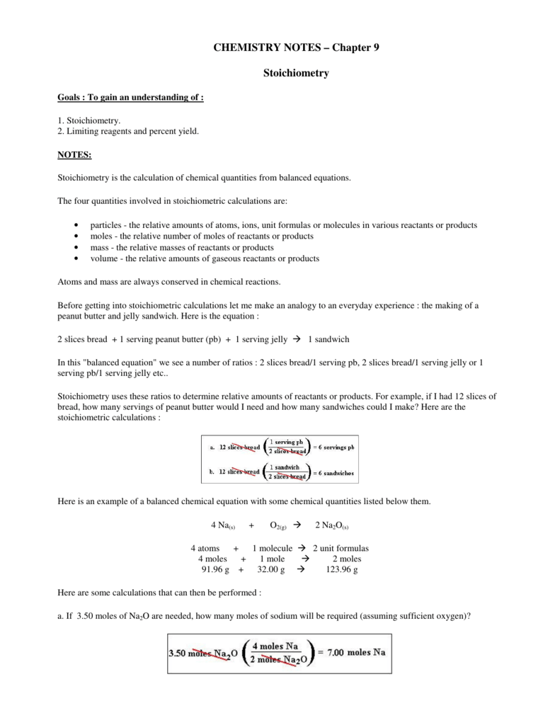 Chapter 9 Stoichiometry Answer Key → Waltery Learning Solution for Student