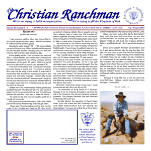 The Christian Ranchman