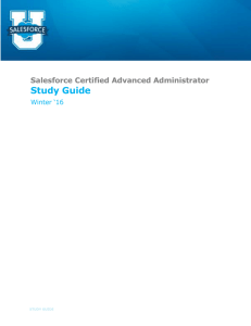 Study Guide - Certification