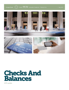 Checks and Balances 2015 - The Pew Charitable Trusts