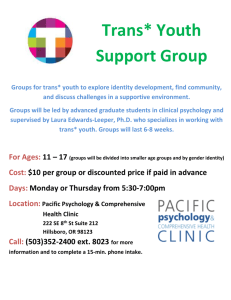 Trans Youth Support Group