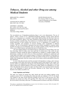 PDF (Tobacco, alcohol and other drug use among medical students)