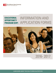 EOP - The California State University