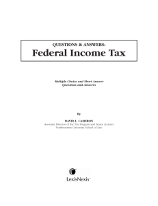 Federal Income Tax