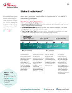 Global Credit Portal Brochure