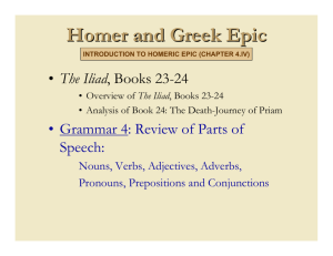 Homer and Greek Epic