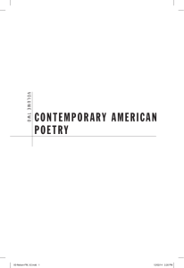 contemporary american poetry - English