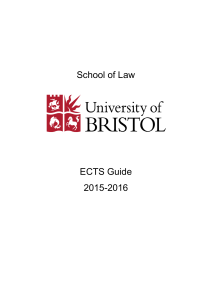 School of Law - University of Bristol