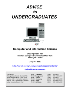 undergraduates - Brooklyn College