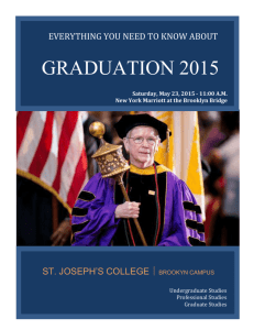 graduation 2015 - St. Joseph's College