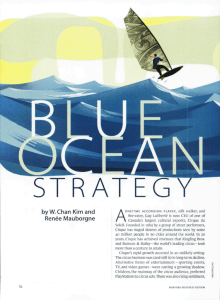 blue ocean strategy