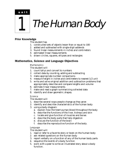 Human Body - Super Teacher Worksheets