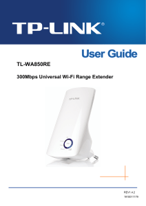 TL-WA850RE 300Mbps Universal Wi-Fi Range Extender - TP-Link