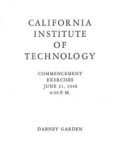 CaltechCampusPubs - California Institute of Technology
