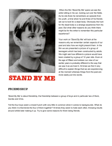 Stand by Me study guide