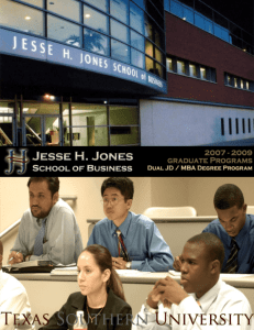 the jesse h. jones advantage