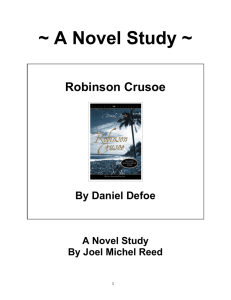 Robinson Crusoe By Daniel Defoe A Novel Study By Joel Michel Reed