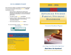 Parent/Student Handbook - Erie Community College