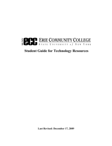 Student Guide for Technology Resources - SharePoint