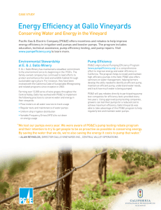 Gallo Vineyards Case Study - California Sustainable Winegrowing