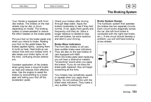 The Braking System - Techinfo