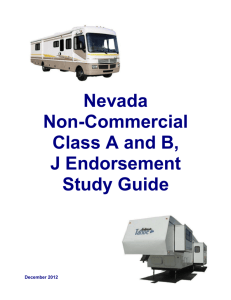 Non-Commercial Class A/B, J Endorsement Study Guide