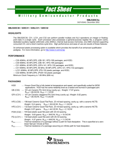 SMJ320C3x (Rev. G) - Texas Instruments