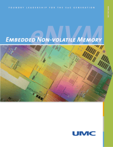 Embedded Non-volatile Memory