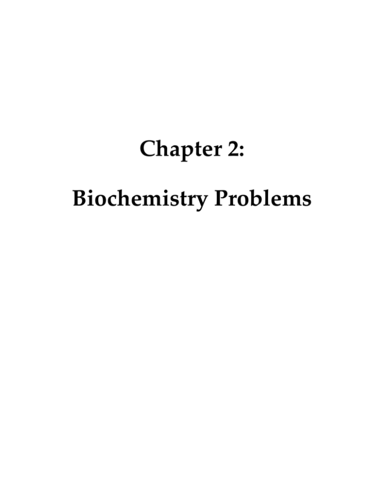 how to solve mathematical problems in general biochemistry