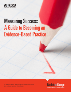 Measuring success: A guide to becoming an evidence