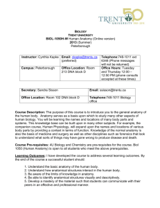 BIOL-1050H-W Human Anatomy