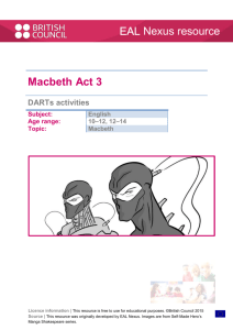 Macbeth Act 3 DARTs answers PDF - EAL Nexus