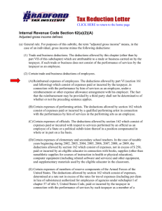 Internal Revenue Code Section 62(a)(2)