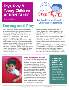 Endangered Play Endangered Play - Teachers Resisting Unhealthy