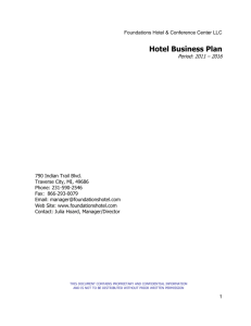 Hotel Business Plan