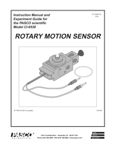 rotary motion sensor