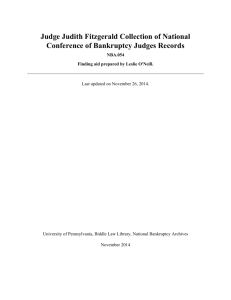 Judge Judith Fitzgerald Collection of National Conference of