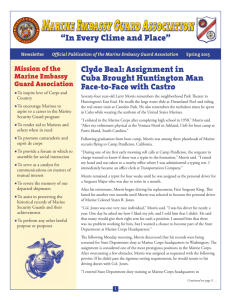 Newsletter Official Publication of the Marine Embassy