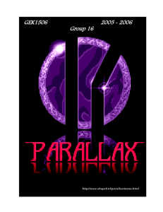 Parallax - Department of Mathematics
