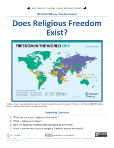 Does Religious Freedom Exist?