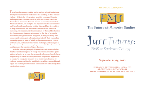 JUST FUtUres: - Future of Minority Studies